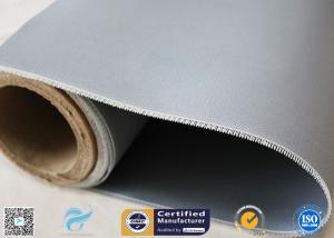 Quality Fire Blanket 590g 1.5m Width Silicone Coated Fiberglass Fabric High Temp.Resist wholesale