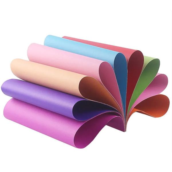 100% Wood Pulp A4 Size colored copy paper Colored Cardboard 70gsm