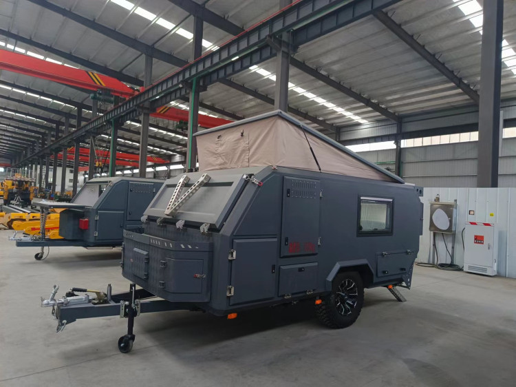 Light Weight Off Road Camper Trailer Fashionable Designed Top Tent Trailer