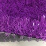 Rainbow Plastic Kids Blue Artificial Grass Carpet Mat For Kindergarten Play Area