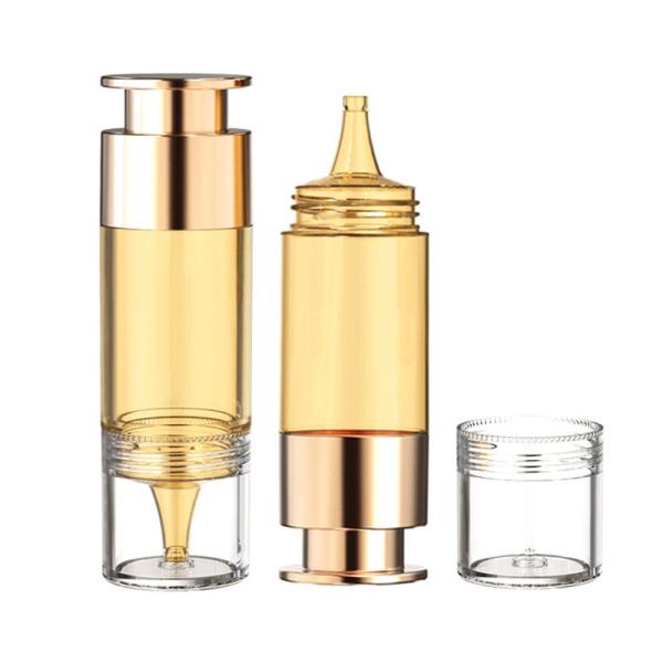 15ml Cosmetic Airless Bottle Liquid Foundation Essence Bottle With Filler Part