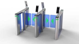 Quality Aluminum Alloy Speed Lane Gate Turnstile 220V 50Hz Fastlane Turnstiles wholesale