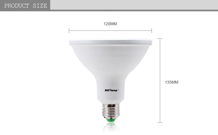 100ml/w E27 18W high bright LED par light wholesale