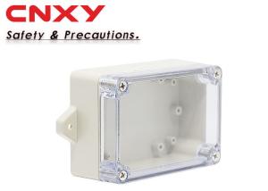 Quality 0.1 Kg Flanged Plastic Box , Clear Waterproof Enclosure ABS Material wholesale