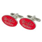 Nickel Plated Metal Cufflink Exclusive Promotional Gift Souvenir Custom