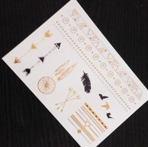 Quality Gold and Silver Metallic tattoo wholesale