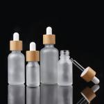 Hot sale frosted amber eye cream essential oil cbd oil cosmetics lotion glass
