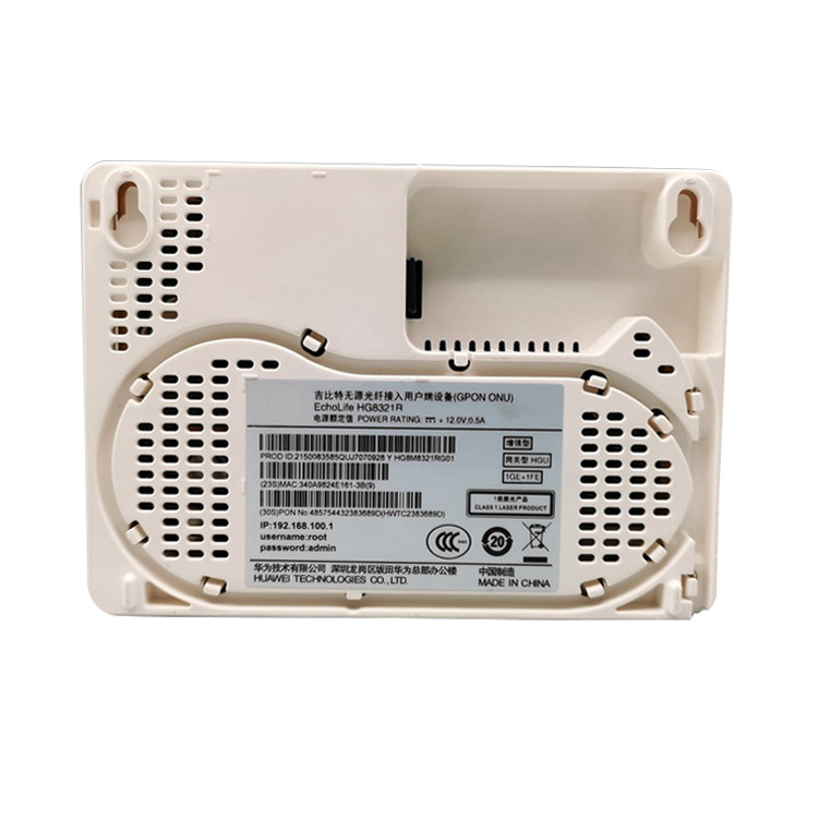 Original New Gpon ONU Ont Hg8321r Gpon Epon Xpon 2fe+1tel Hgu ONU Support Ipv4/Ipv6 Firmware English Version
