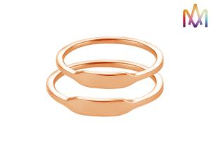 Quality 1.5mm Thickness Openable Flat Top Personalized Jewelry Ring wholesale