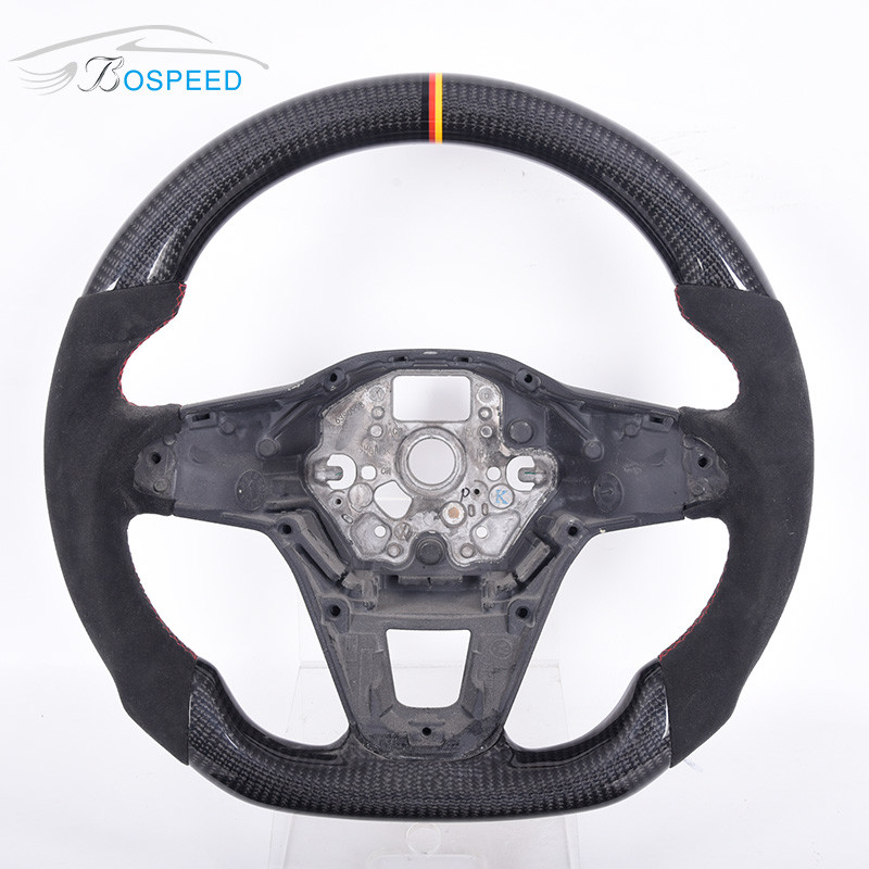 2022 New Racing Golf Mk6 Steering Wheel Carbon Fiber Alcantara VW