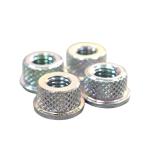 Food Beverage Industry DIN Standard White Zinc Flange Thumb Nut with Customized