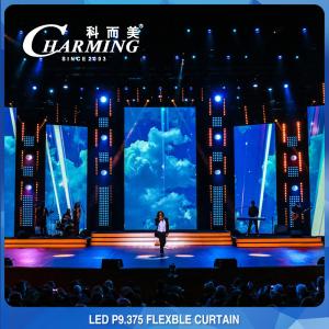 Quality Multipurpose 32x16 Flexible LED Screen , Windproof Bendable LED Display wholesale