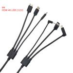 HDMI 4K USB 3.5MM DC VR Cable HTC VIVE 3-in-1 Cable for VIVE VR Headset