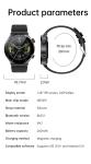Rotary Button QW33 Outdoor Smart Watch NFC GPS Step Counting Sports Fitness