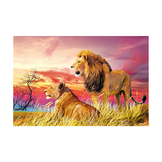 Oil Painting Design 3D Lenticular Pictures 0.6mm PET Material 40x60cm Size