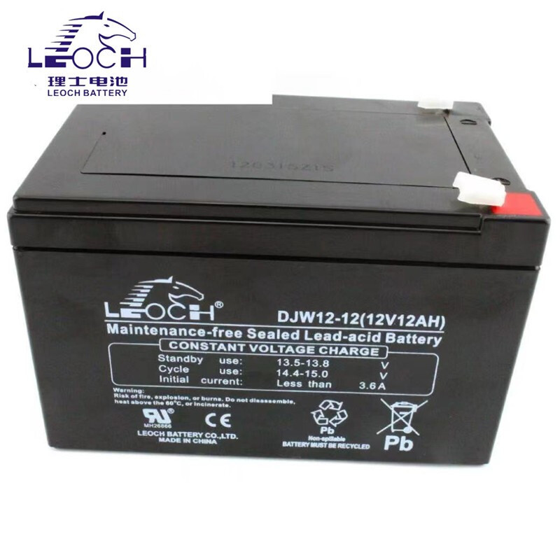 Sturdy ABS Container Leoch Battery DJW12-9.0 12V9Ah for UPS Machine Room Power System