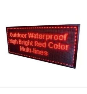 Quality Durable ETL 1R1G 500Hz Outdoor Monochrome LED Signs wholesale