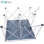 Outdoor Concert Stage Truss Project Black Aluminum Folding Stage Platform with