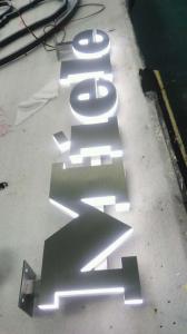 Quality Acrylic Backlit Channel Letter Signs 8000K 33mm For Construction wholesale