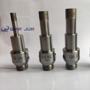 Quality Glass diamond core drill bits with thread drilling holes wholesale