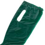 Green Color Grocery Shopping Bags , Plastic Tee Shirt Bags Environmental