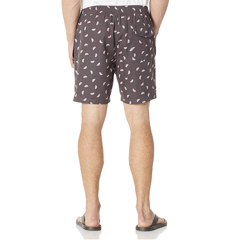 Quick Dry Polyester Men'S 7 Inch Inseam Swim Shorts Trunks With Pockets
