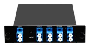 Quality Single Fiber LGX WDM Device 1470nm-1530nm Single Fiber 4 Channel Cwdm Mux wholesale