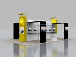 6X6 M Trade Show Exhibits Displays Eco Friendly Grafics Wrinkle Free Easy