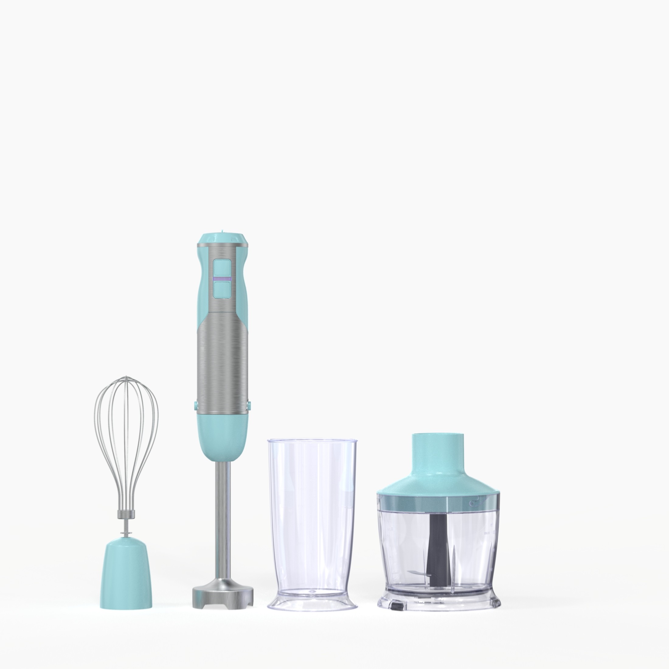 Household Stainless Steel Stick Blender 600 Watt Immersion Blender