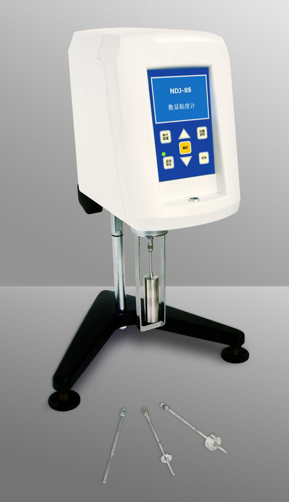 CE ISO Electronic Viscosity Tester / Digital Display Rotational Viscometer 220V