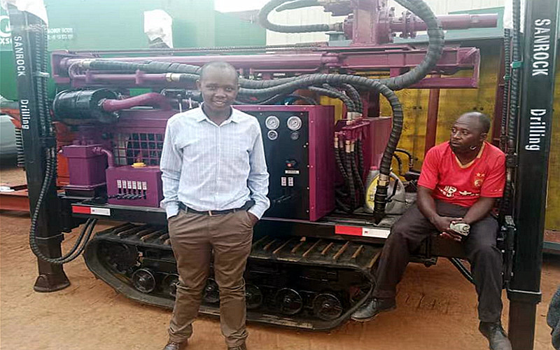 Hydraulic Water Well Drilling Rig Depth 260m Bore hole Portable Water Well Drilling Rigs