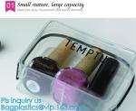 Travel Portable PVC Transparent Waterproof Cosmetic Bag Women Makeup Toiletry
