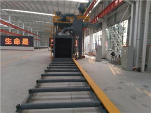 Quality Steel Plate Cleaning 400V Roller Conveyor Shot Blasting Machine wholesale