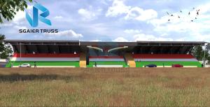 Quality Outdoor Bleacher Temporary Structure Bleachers Retractable Bleacher Stadium grandstand bleachers wholesale