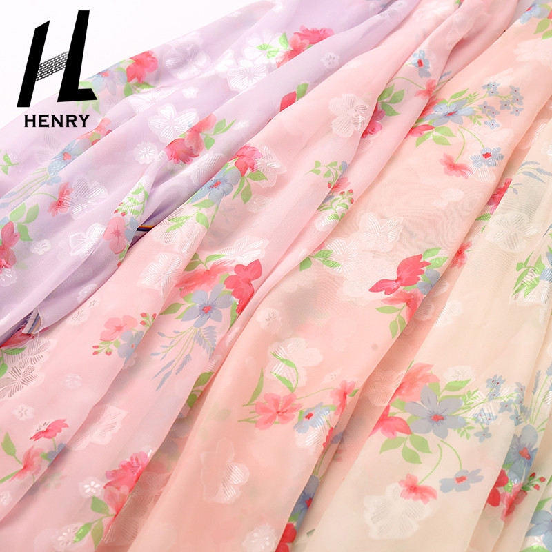 Custom Soft Tulle Fabric 100% Polyester Textile Material Print Chiffon For Garment