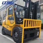 5000kg rated capacity diesel forklift truck with dual front tires