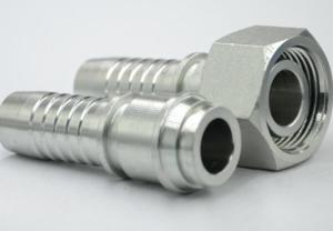 Quality Galvanized Sheet Connection Female 24 Degree Cone O-Ring Heavy Type Straight Hose Fittings 1/4&quot; Hydraulic Fittings wholesale