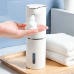 300ML Refillable Soap Dispenser Wall Mountable 800mAh White Induction