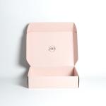 Custom Pink Clothes Jewelry Cosmetic Makeup Food Electronic Folding Corrugated