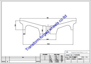Quality TC220002 22 inch forged center disk blanks wholesale