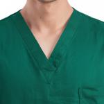 Green Men Scrub Suit Uniforms Short Sleeve M L XL XXL 3XL 4XL