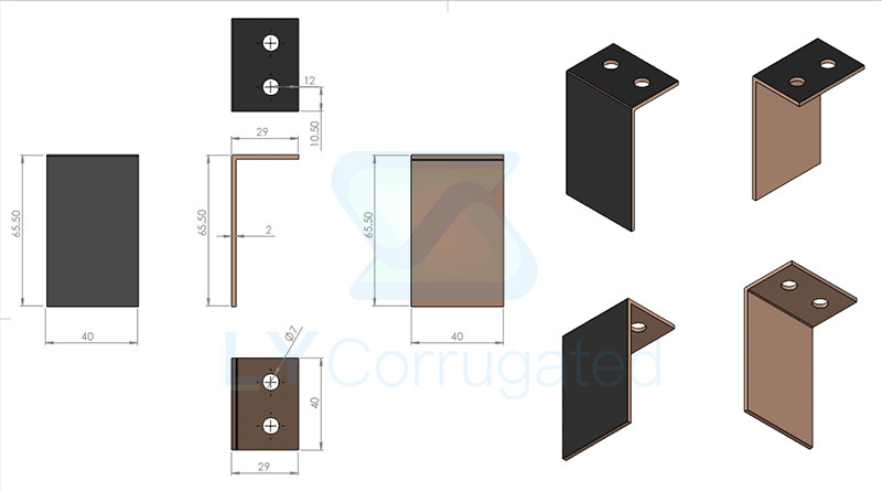 75*25*14/2 Corrugated Carton Box Printing Machinery Parts Locating Copper