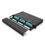 19 Inch Rack Mount Fiber Patch Panel 1U 48/72/96 Cores