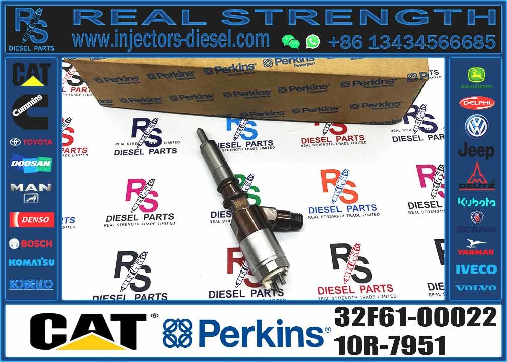 Diesel Fuel Engine Injector 326-4756 32F61-00014 326-4740 32F61-00022 Fuel Injector For Cat Excavator Engine C6 C6.4