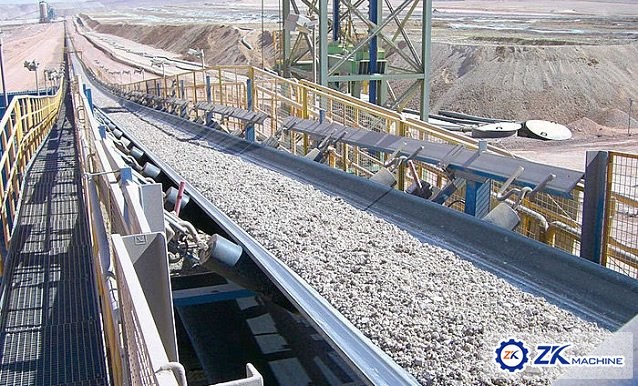 Portable Belt Conveying Equipment Space Saving High Transportation Capacity