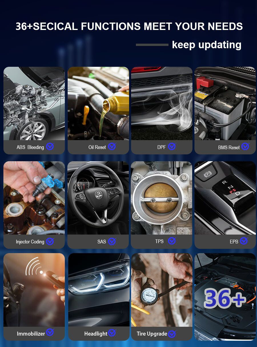 XTOOL D7 Automotive Diagnostic Tool Support OE-Level Full Diagnosis with 36+ Services IMMO/Key Programmin