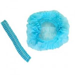 Quality Disposable Medical Pleated Non Woven Head Hair Bouffant Caps wholesale
