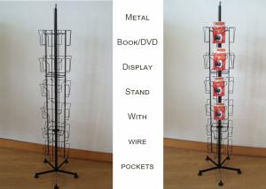 Quality Greating Card Spinner Metal Book Display Stand wholesale