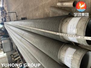 Quality ASTM A312 TP304H HFW 304 Spiral Finned Tube Heat Transfer Fin Tube Heater wholesale