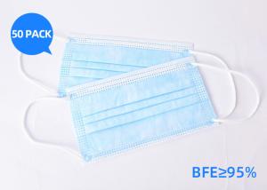 Quality Three Ply Face Mask Surgical Disposable 3 Ply Dust Mask For Anti Coronavirus wholesale